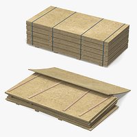 Stack of Plywoods Chipboard PBR 3