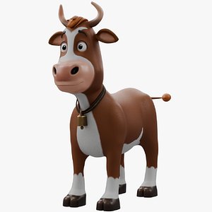 Brown Cow Cartoon