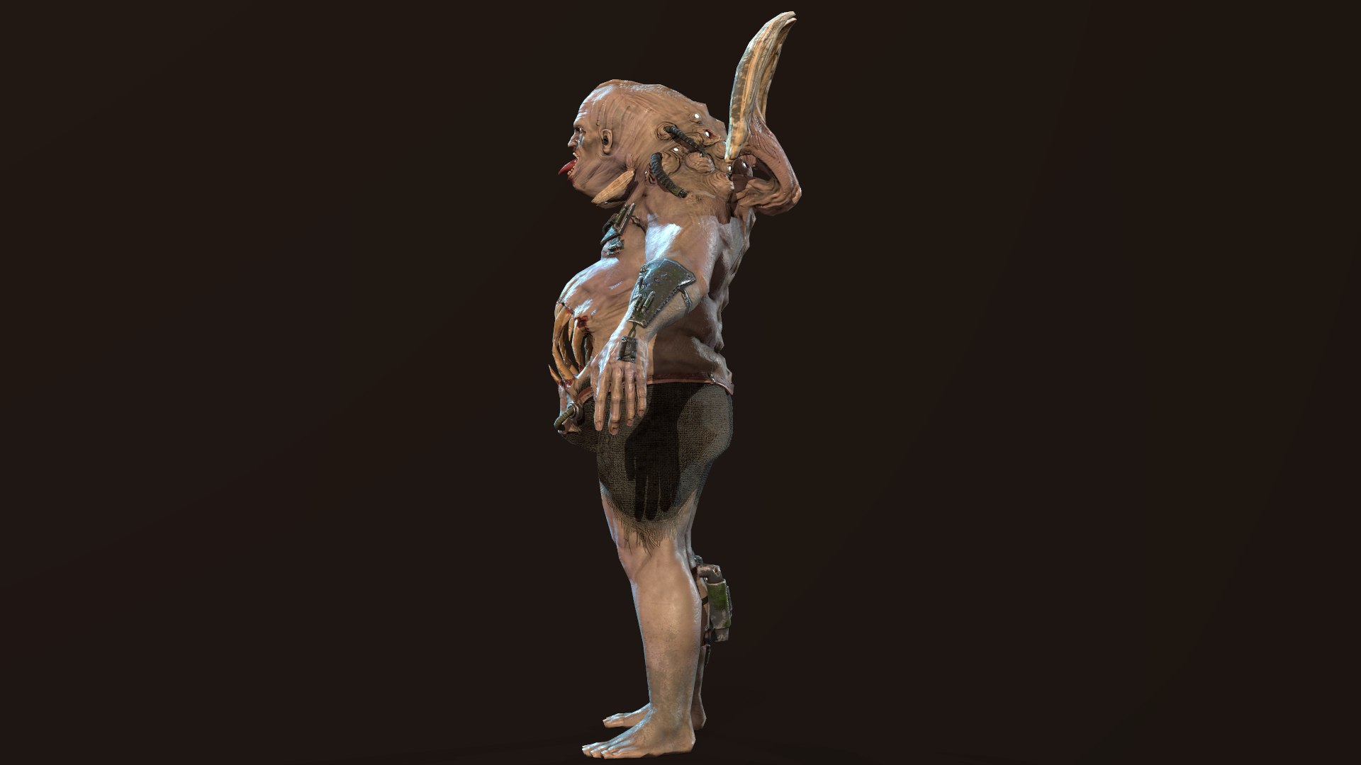 3D Character Mutant7 Model - TurboSquid 1419188