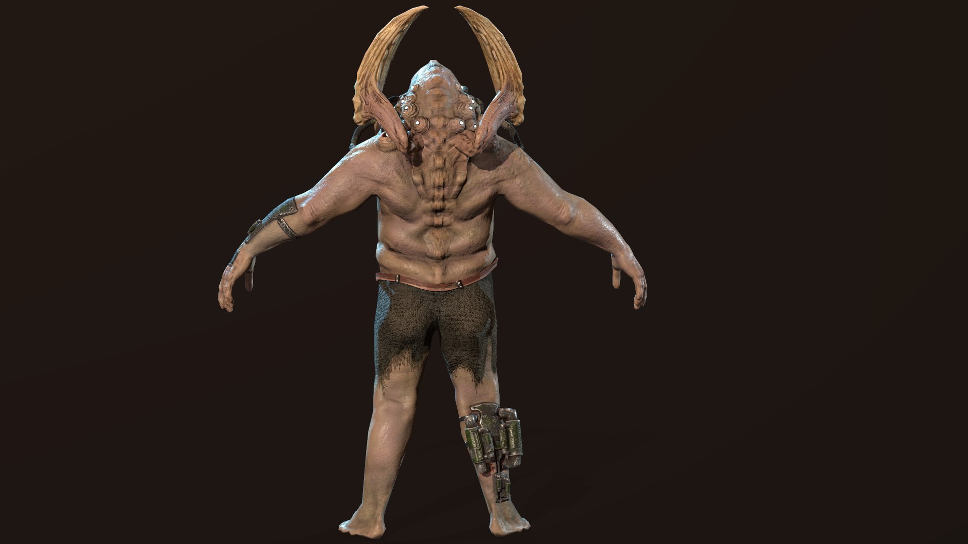 3D Character Mutant7 Model - TurboSquid 1419188