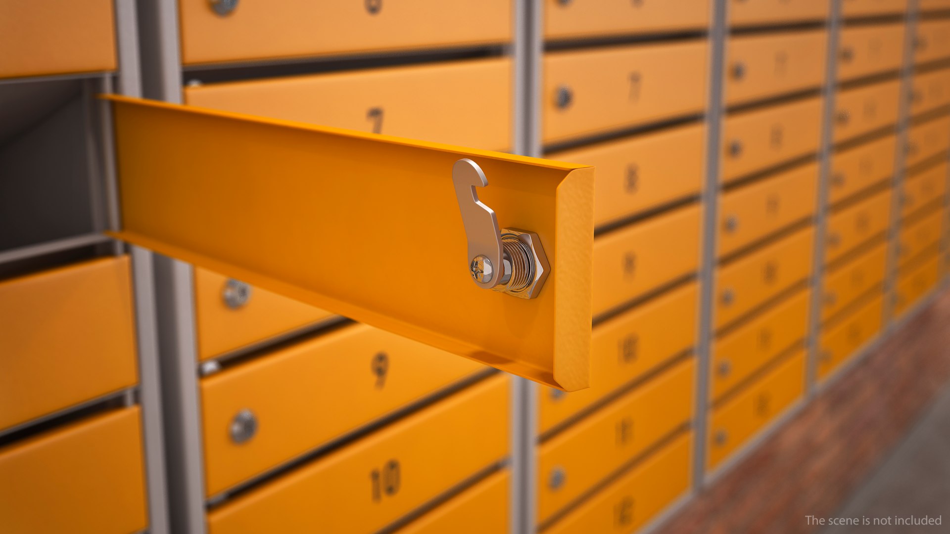 Block Of 12 Apartment Mailboxes Model - TurboSquid 2004686
