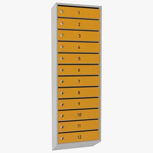Block of 12 Apartment Mailboxes