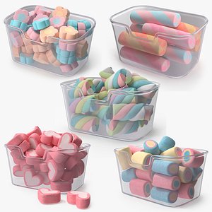 Marshmallows in Container Collection 3