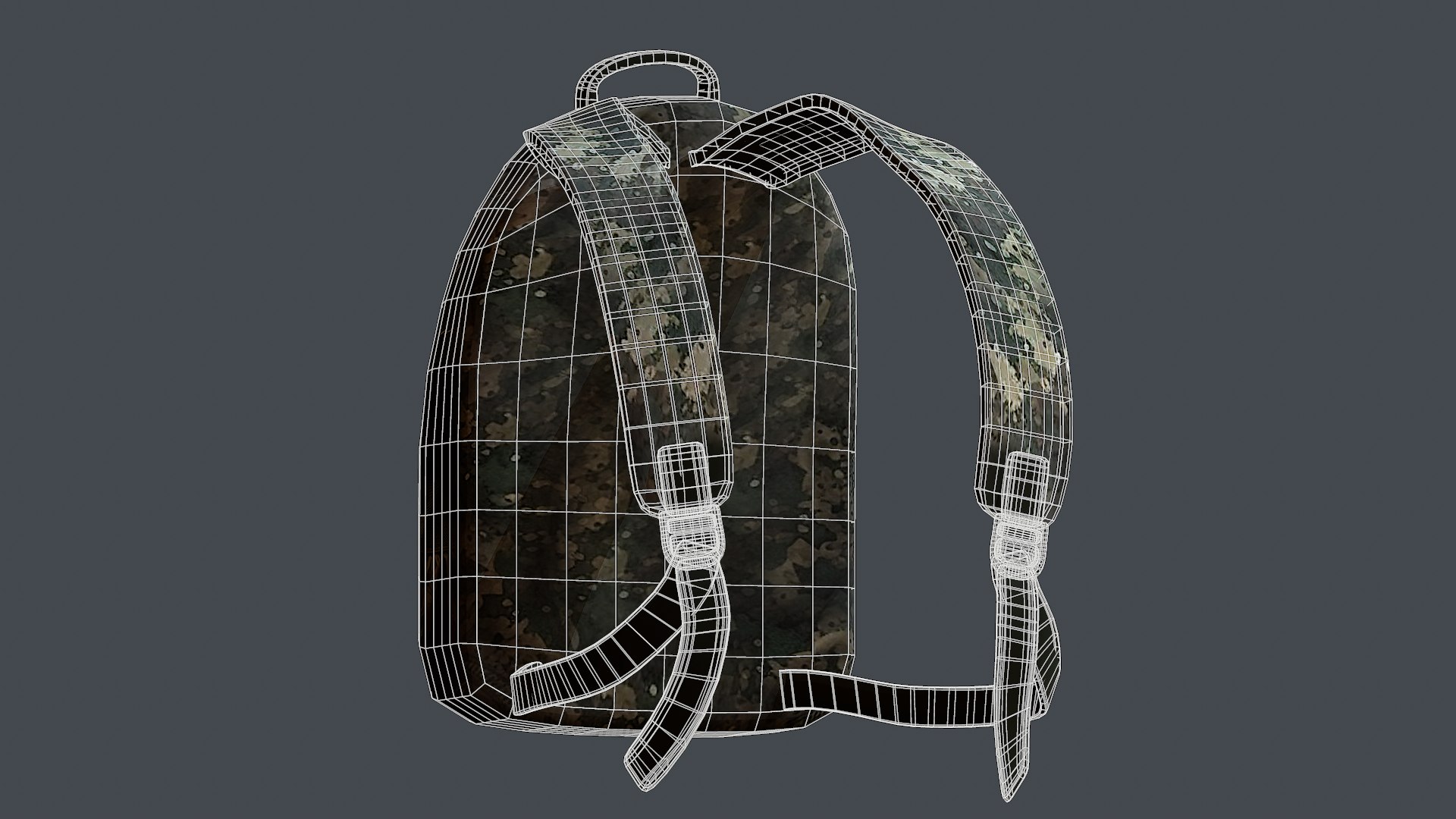 Backpack Camping Bag Baggage 3D 3D Model - TurboSquid 2041279