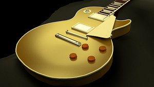 les paul 3d model