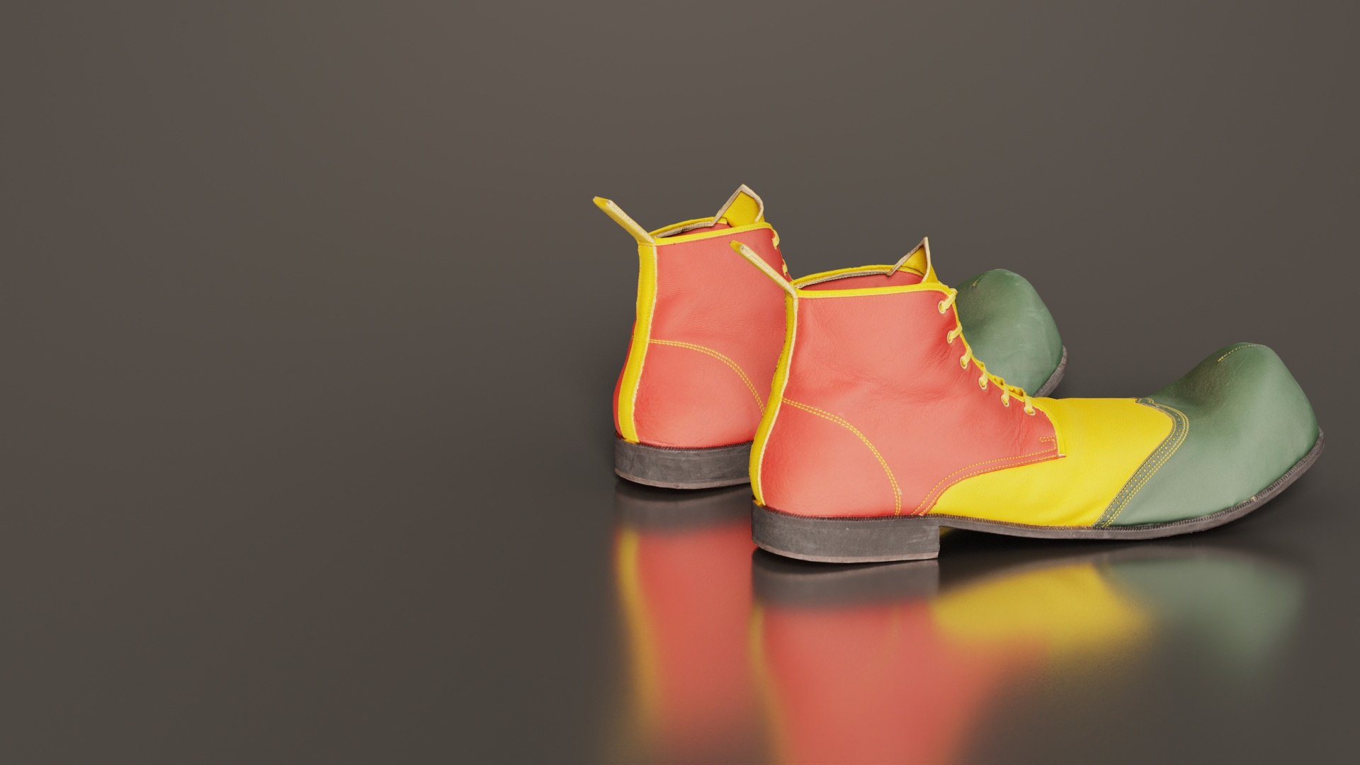 Clown Shoe Remastered 3D model https://p.turbosquid.com/ts-thumb/MJ/zBnGjA/Za/clown_shoe_04/jpg/1740129362/1920x1080/fit_q87/9cac74ea896f85cfb4fd66cbc065c6c85d20e808/clown_shoe_04.jpg