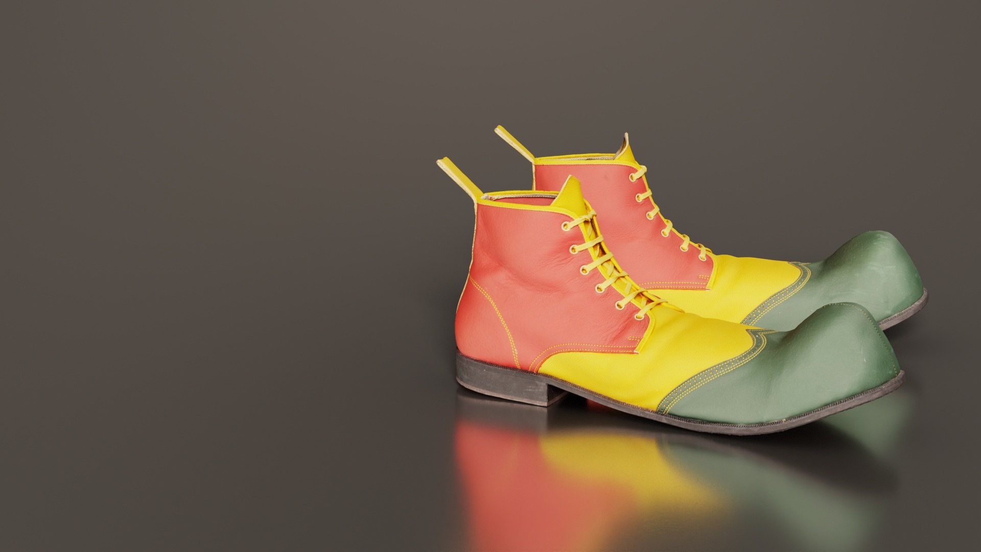 Clown Shoe Remastered 3D model https://p.turbosquid.com/ts-thumb/MJ/zBnGjA/mW/clown_shoe_05/jpg/1740129363/1920x1080/fit_q87/dc96a1853f48578bbe735d086e3143da70b52363/clown_shoe_05.jpg
