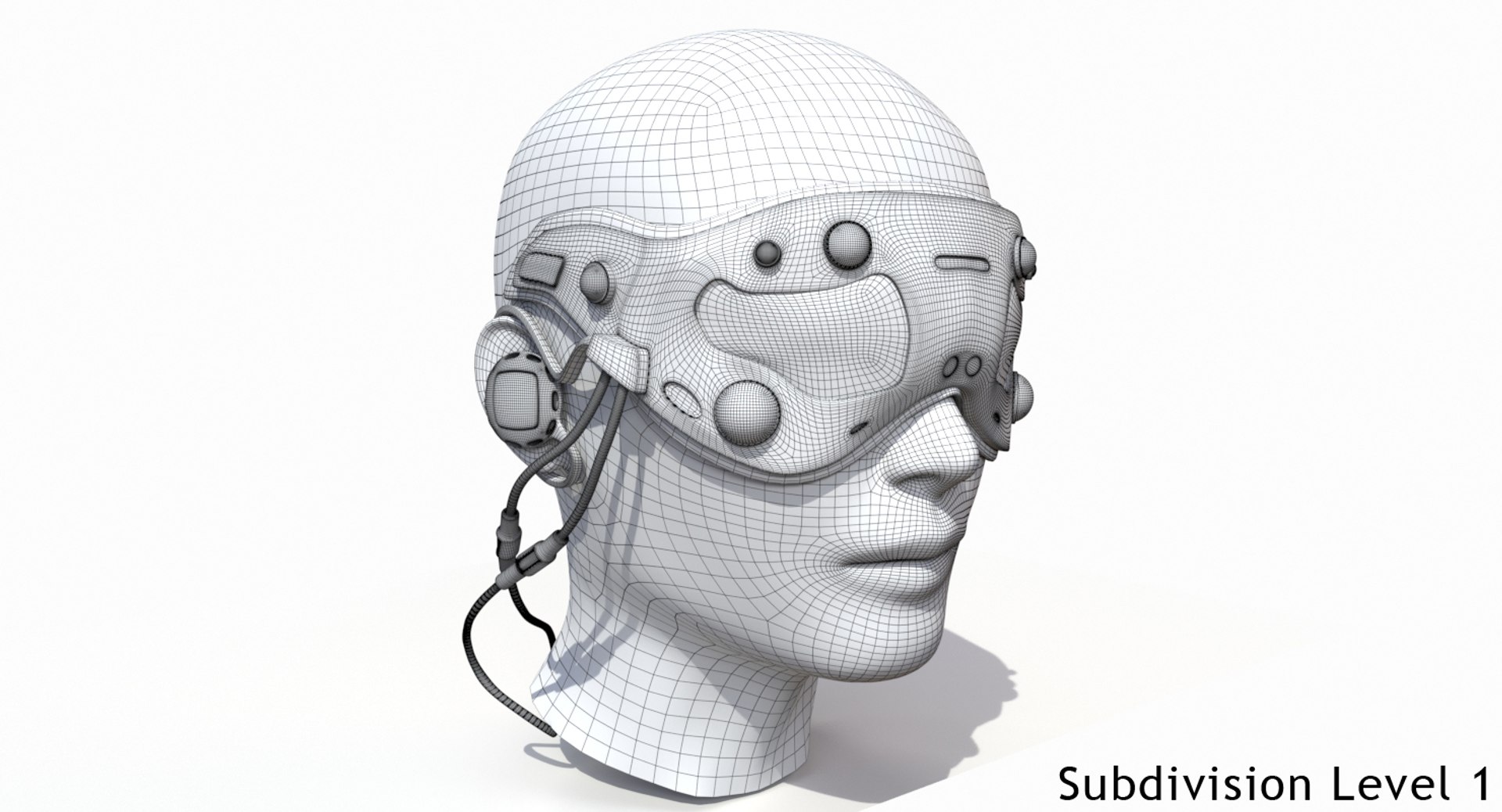 3D Sci Fi Mask Model - TurboSquid 1401758