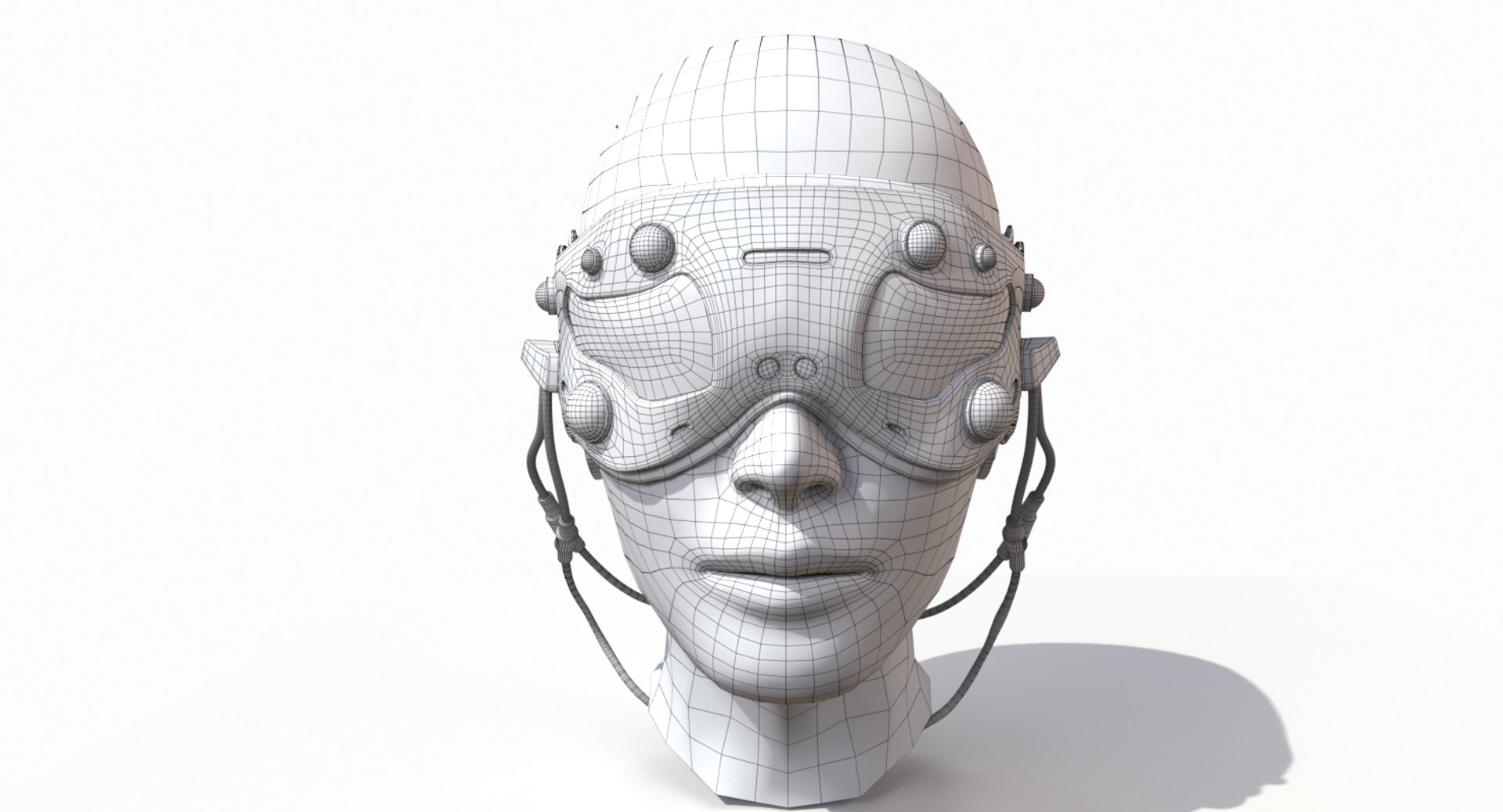 3D Sci Fi Mask Model - TurboSquid 1401758