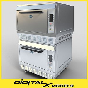 3d model commercial oven
