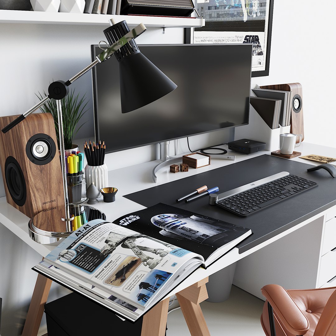 workplace decor 1 3D model https://p.turbosquid.com/ts-thumb/MK/0KfvlP/ft43f7PX/workplacesetwithdecor.sk_1view_2/jpg/1590252220/1920x1080/fit_q87/48e837e3a62c083077f3b477b4d5ed23425e381e/workplacesetwithdecor.sk_1view_2.jpg