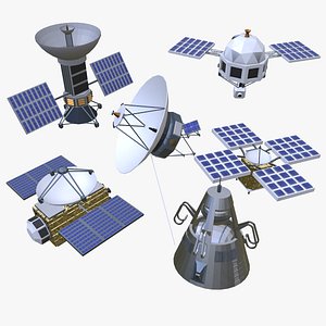 Low Poly Space Probe Collection