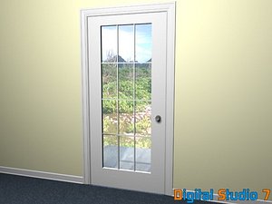 1 French Door - 3ds
