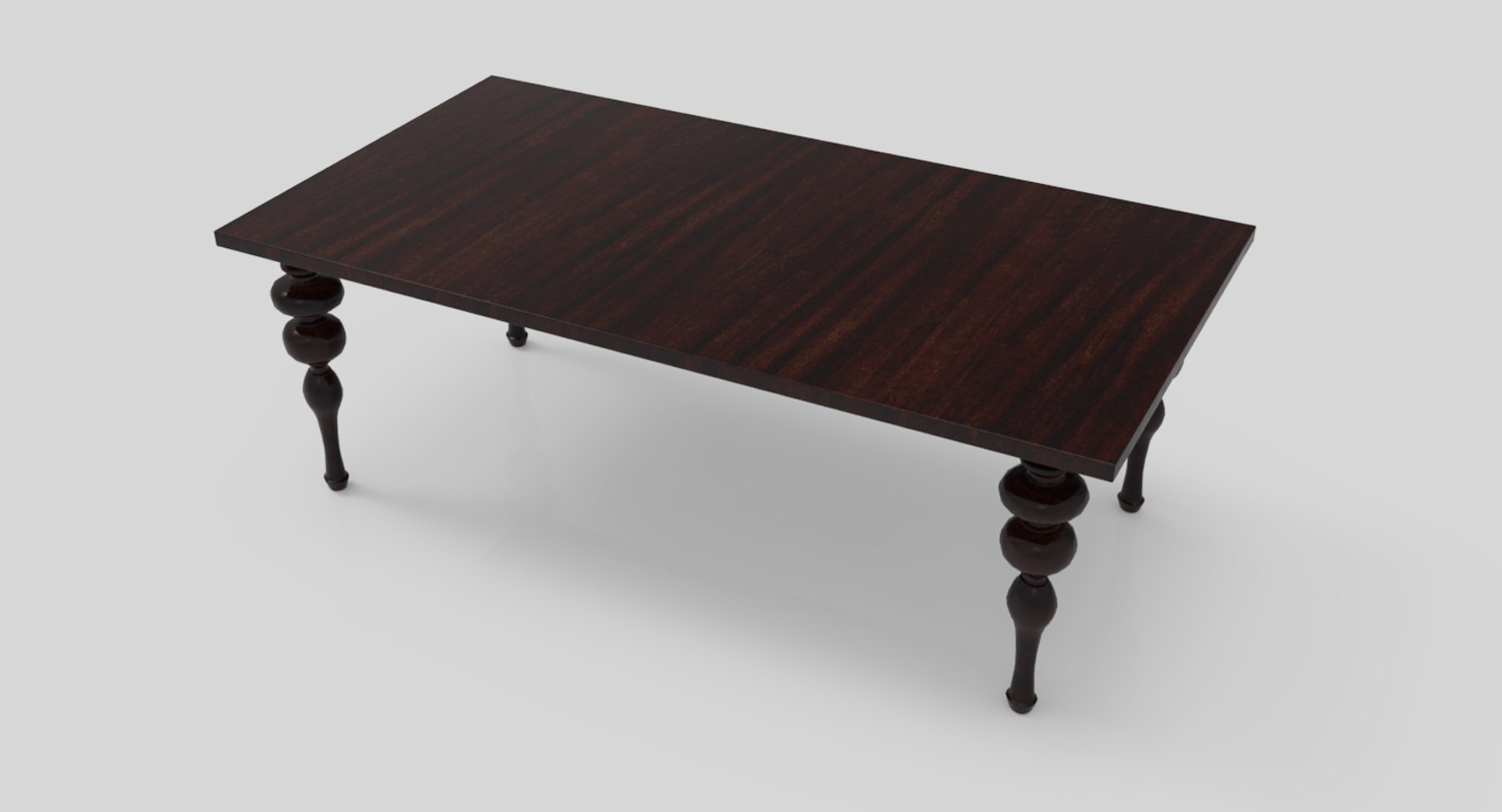Traditional Dining Table Model - TurboSquid 1309016