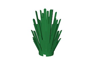 lego bush 3d model
