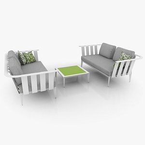 Casual Lounge Two-Seater Set