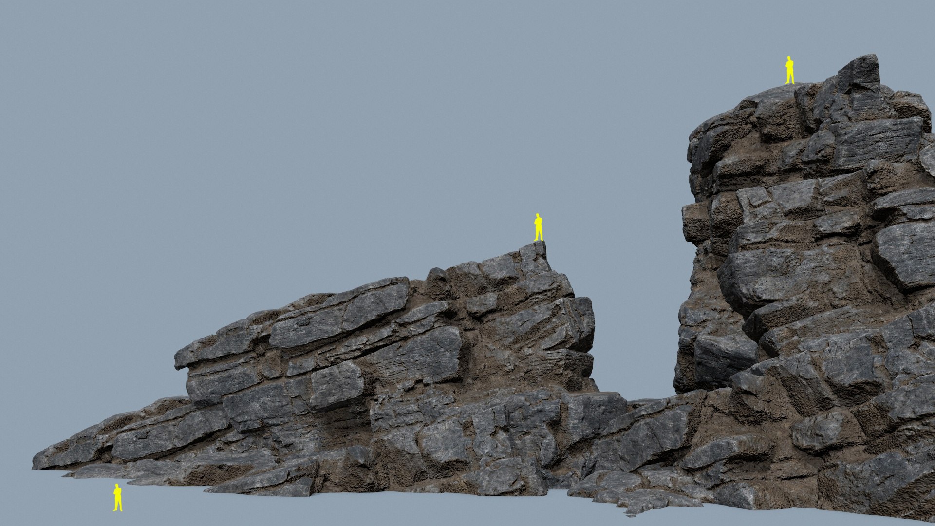 Cliff Rocks Model - TurboSquid 2206864