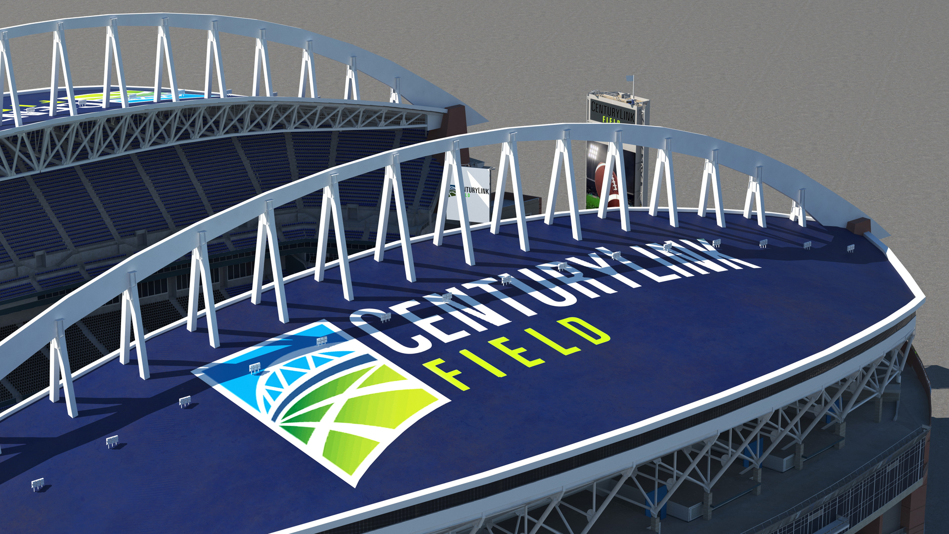 3D Lumen Field Multi Purpose Stadium TurboSquid 1790687