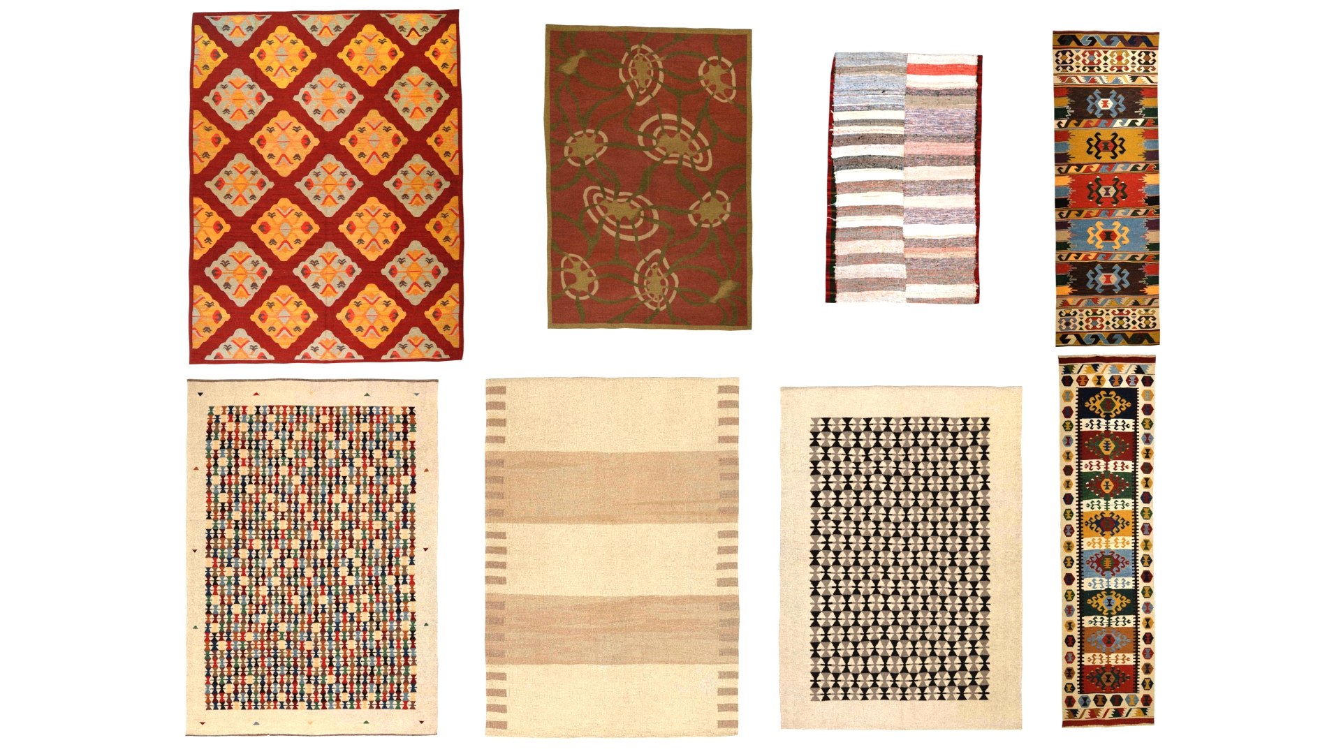 3D VINTAGE TURKISH KILIM RUGS LARGE COLLECTION 01 model https://p.turbosquid.com/ts-thumb/MK/DqhirZ/de/vintage_turkish_kilim_rugs_vol_15_0000/jpg/1742039206/1920x1080/fit_q87/5766b472411303f6775b52e04c80d08ed998c567/vintage_turkish_kilim_rugs_vol_15_0000.jpg