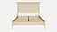 Bettgestell und Sideboard