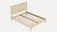Bettgestell und Sideboard