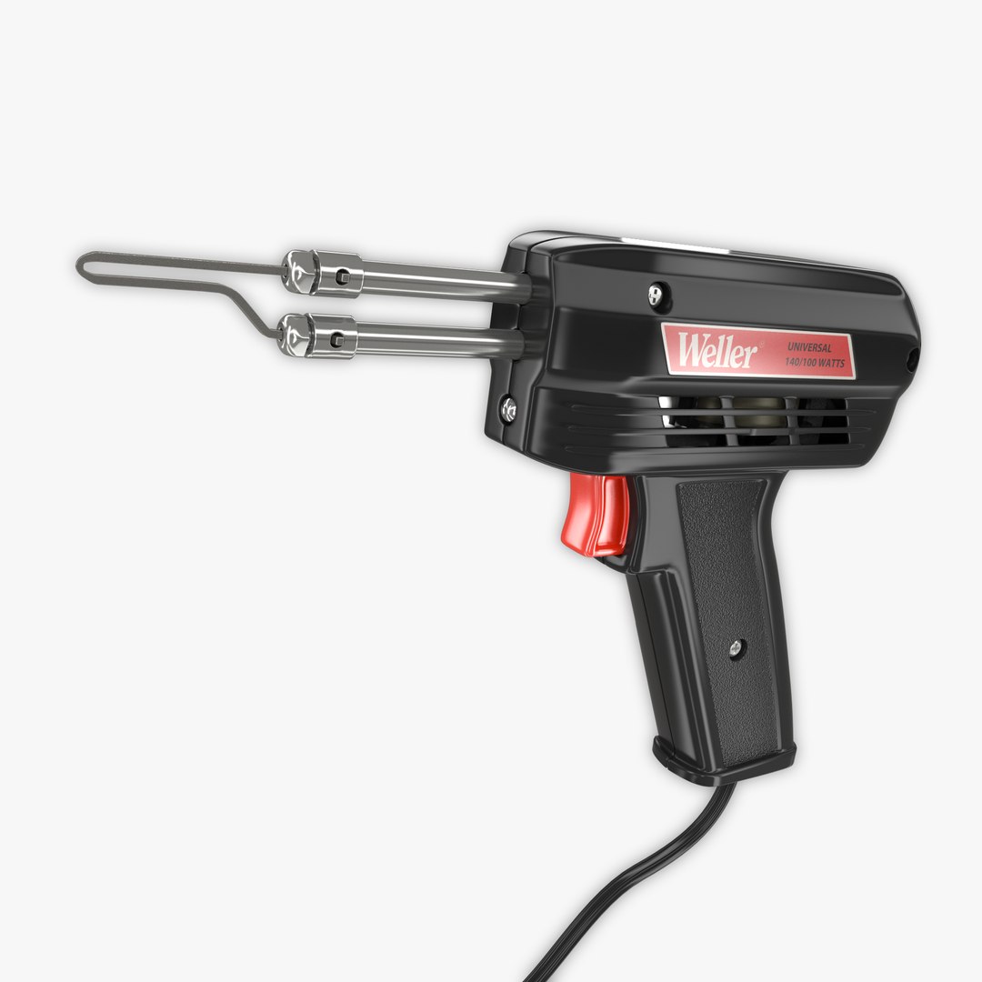 soldering gun 3d obj