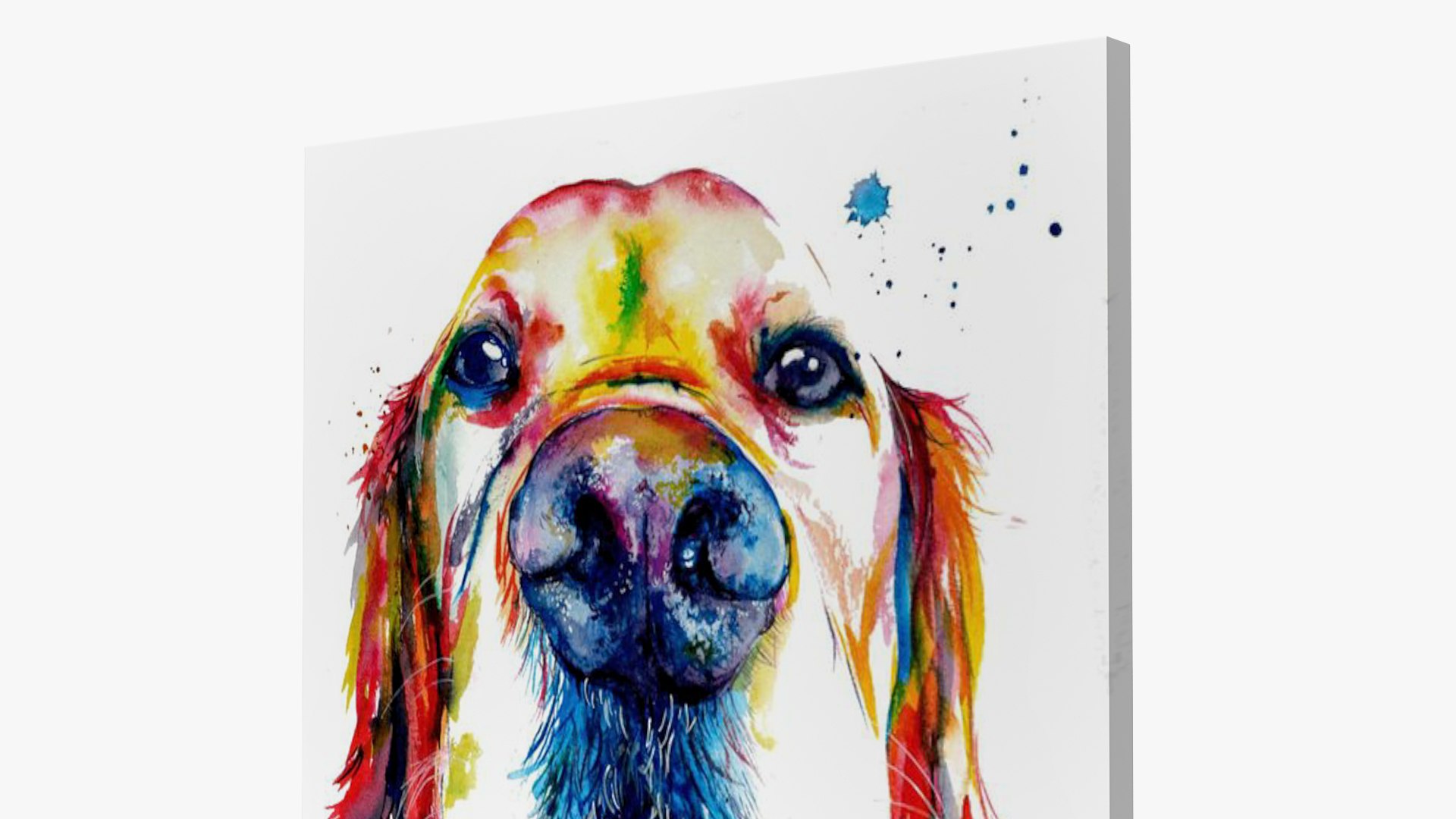 Canvas Painted 3D model preview