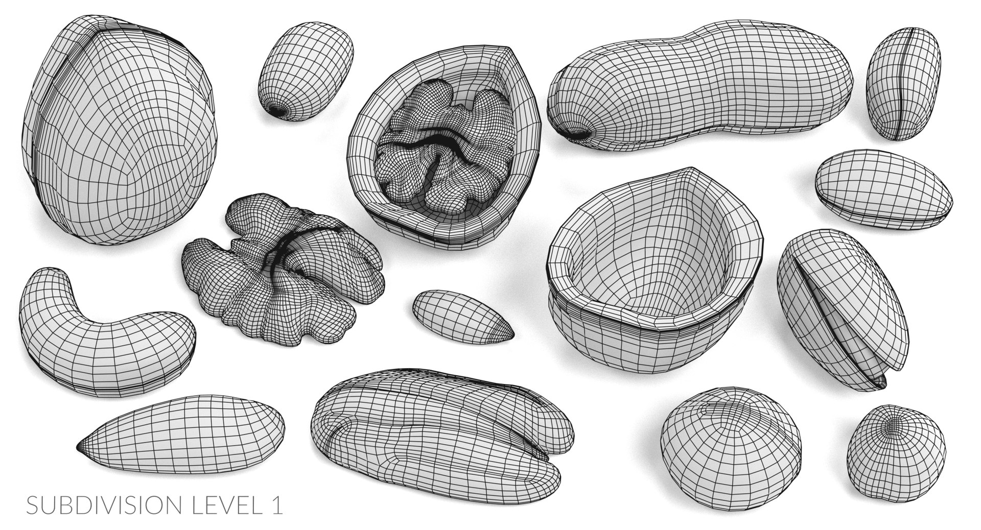 Nuts Collection model https://p.turbosquid.com/ts-thumb/MK/QdBLV0/ZJ/nutsw1/png/1709222751/1920x1080/fit_q87/abe0904bcdae818816e0f81d33d300fc1ec97436/nutsw1.jpg
