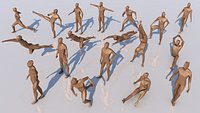 LowPoly Human - collection