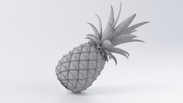 modelo 3d Piña de dibujos animados - TurboSquid 2099040