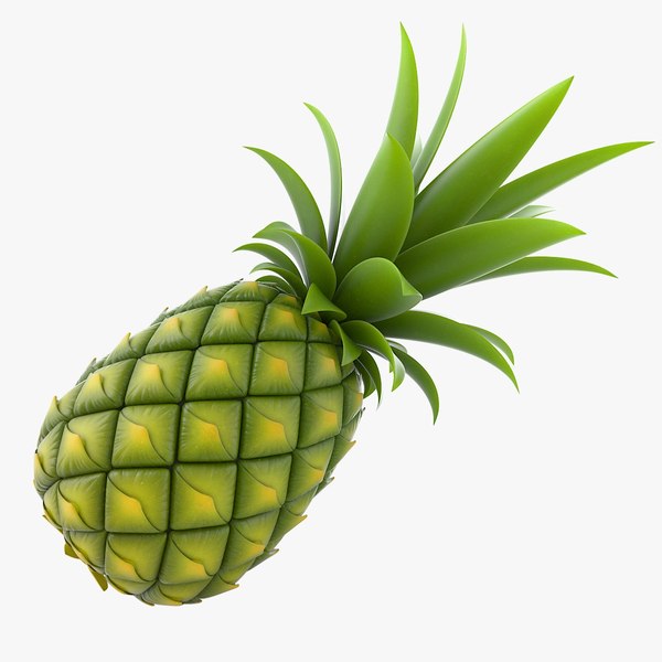 Cartoon Pineapple 3D model