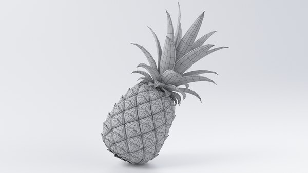 modelo 3d Piña de dibujos animados - TurboSquid 2099040