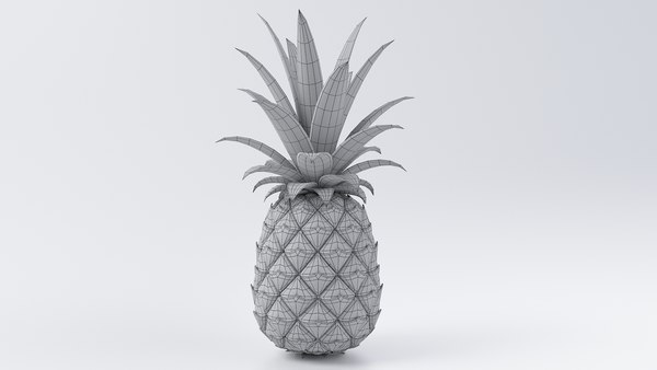 modelo 3d Piña de dibujos animados - TurboSquid 2099040