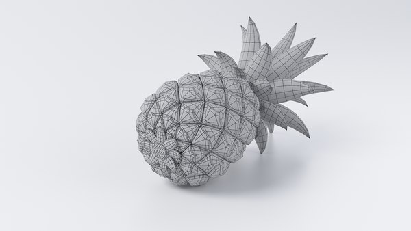 modelo 3d Piña de dibujos animados - TurboSquid 2099040