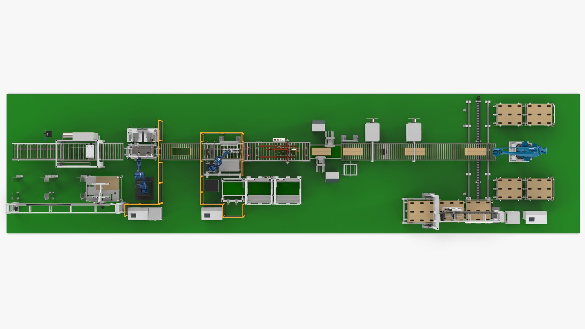 Fully Automatic Air Conditioners Packaging Line 3D Model - TurboSquid ...