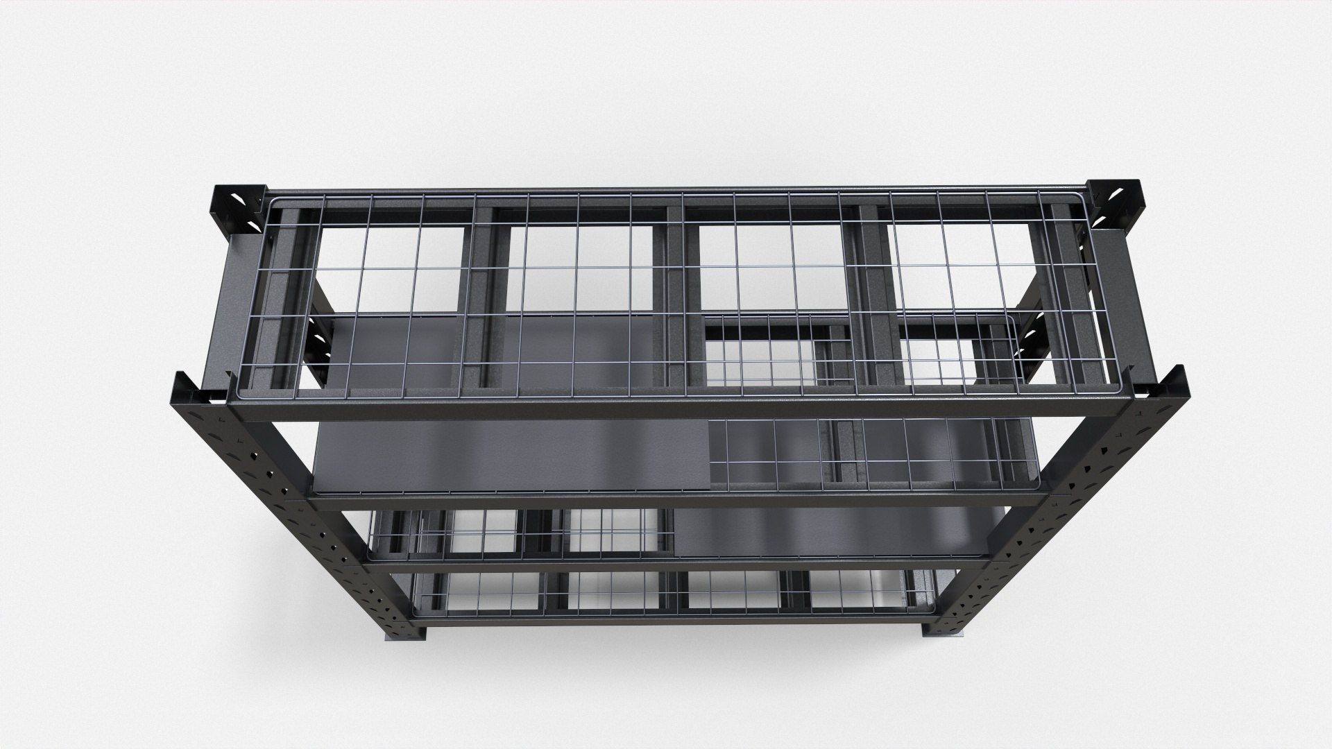 3D Model 1 Standart Heavy Duty Rack 1900 X 500 - TurboSquid 2053460