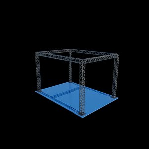 3D Box truss 3D model