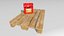 Game Ready Beer crate for 11 bottles and Europallet set