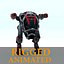 3d - robot 2- rigged character