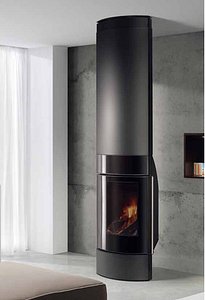 3d wall wood stove