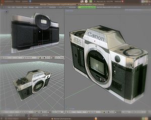 3d slr lens body