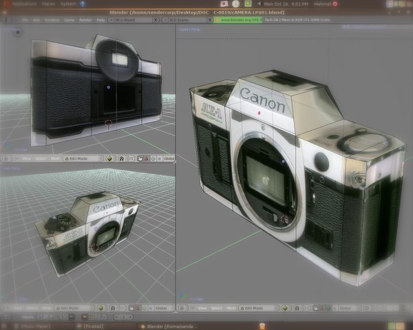 3d slr lens body
