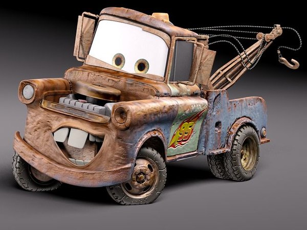Blend Swap  TOW MATER from CARS