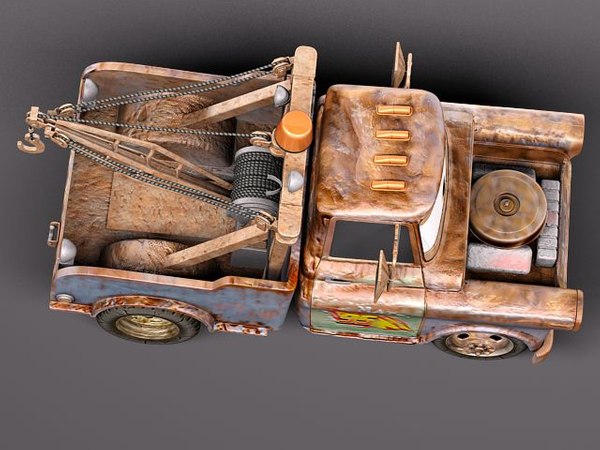 3d tow mater car model