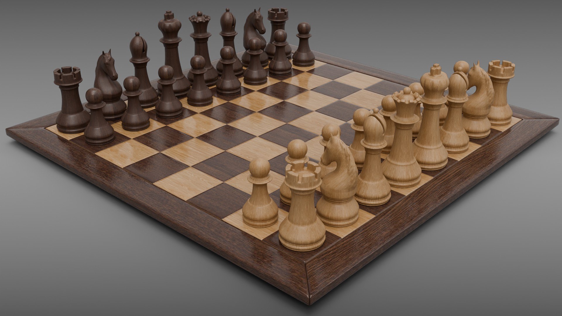 Chess 3D Model - TurboSquid 2245815