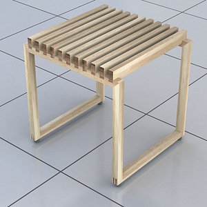 3d bathroom modern chair model