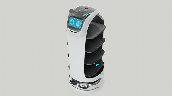 Restaurant Service Robot 3D - TurboSquid 1799790