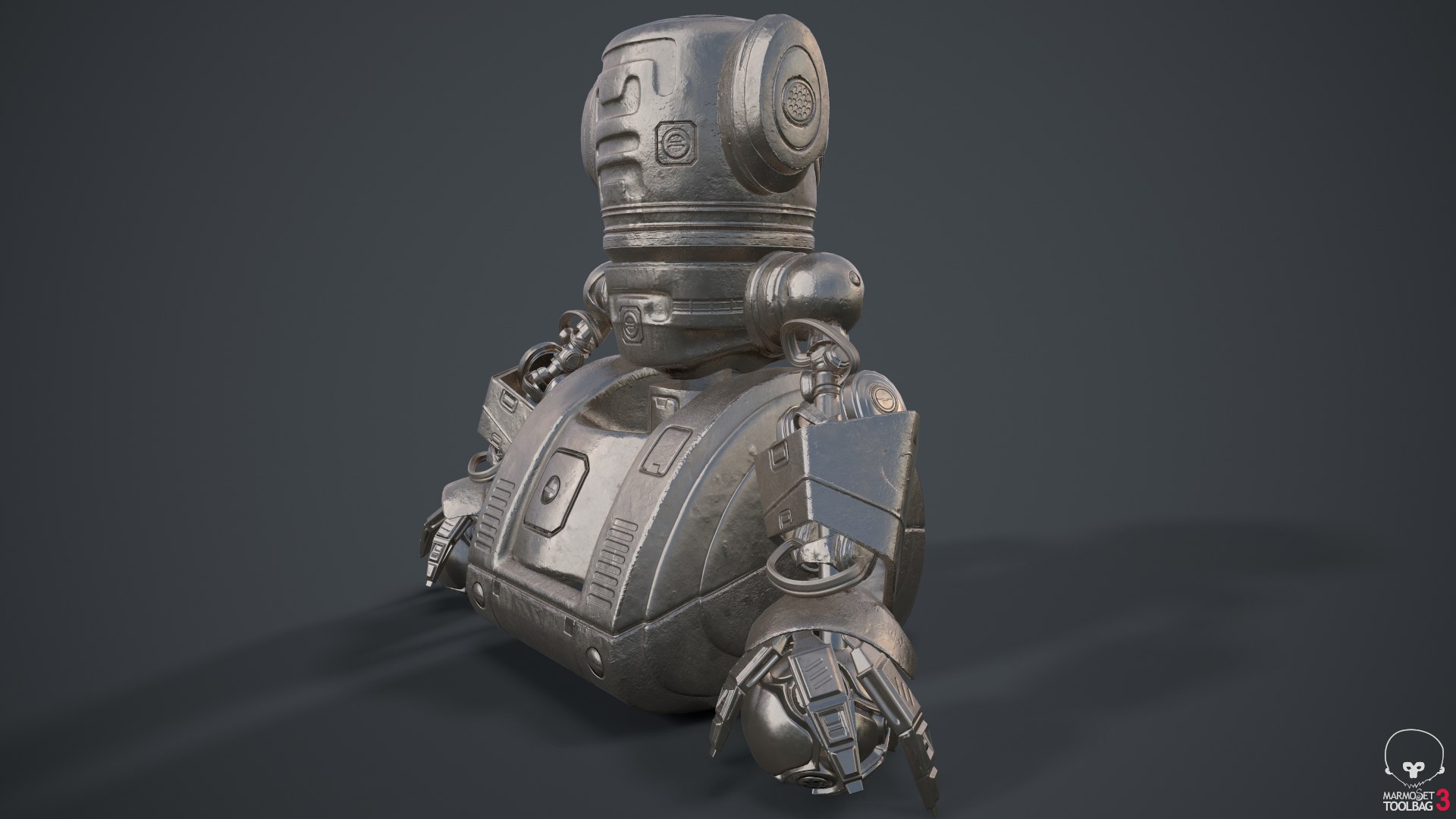 3D Cute Robot Clay Ai model - TurboSquid 2116337