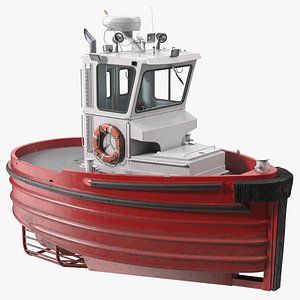 Small Tugboat Generic 3D model