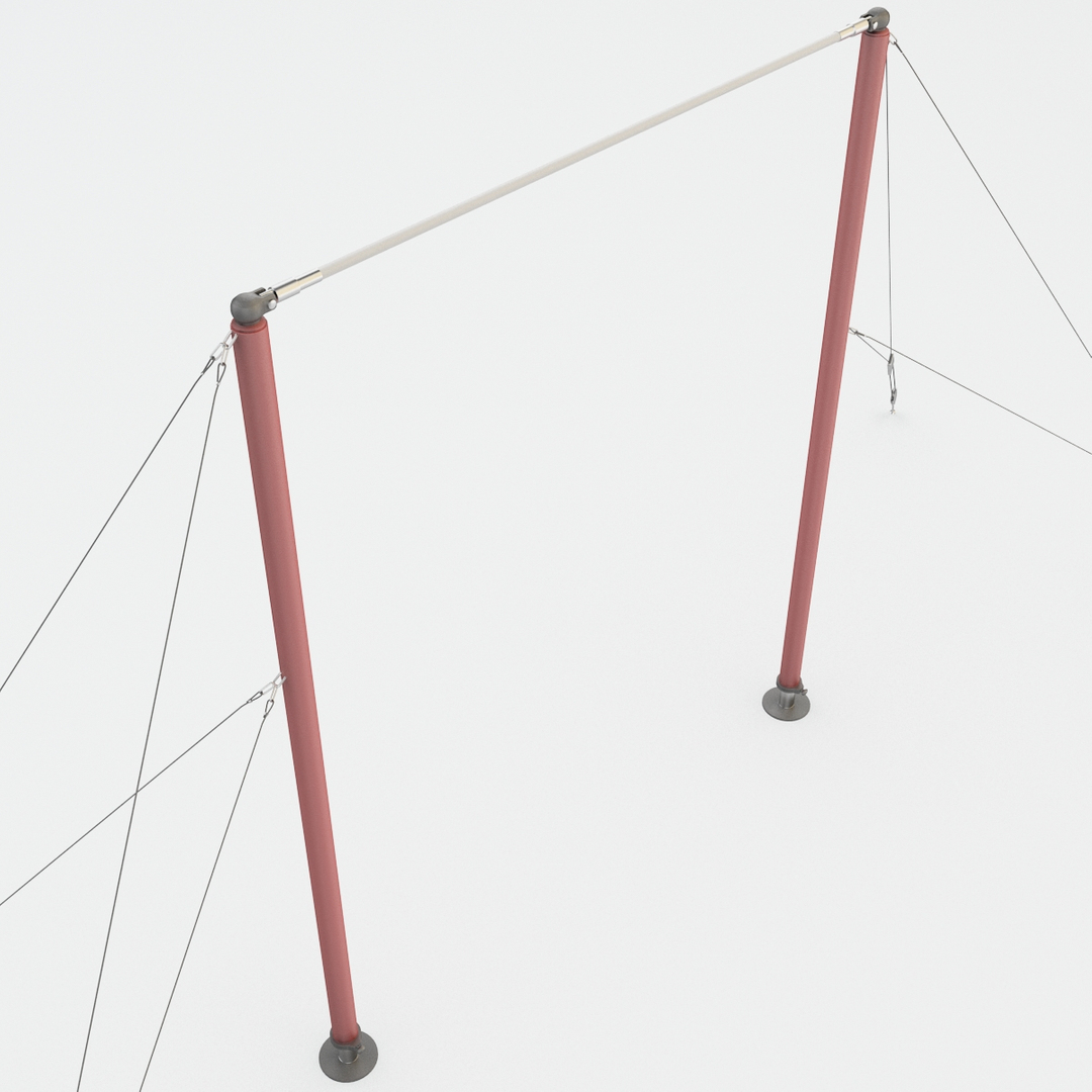 3d model gymnastics bar